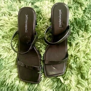 Jeffrey Campbell Black Sandals